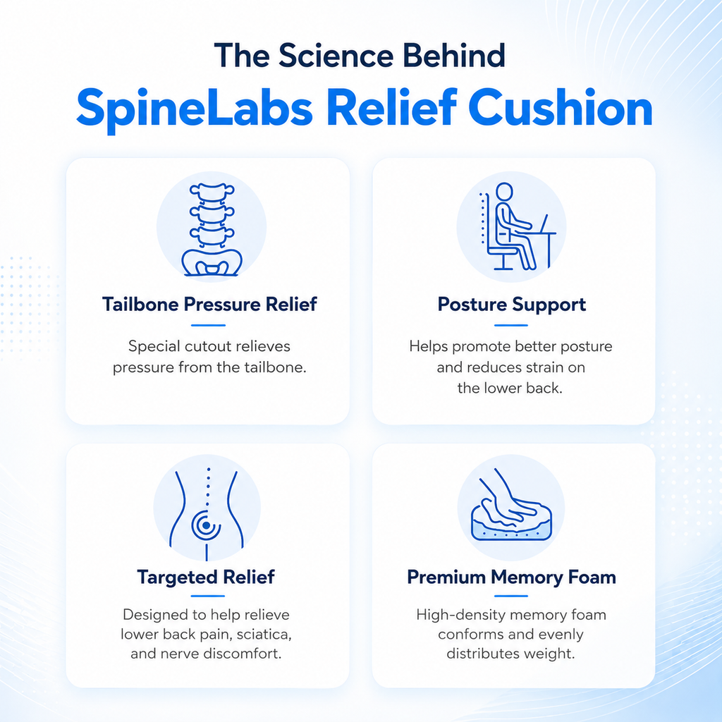SpineLabs Posture Support Cushion