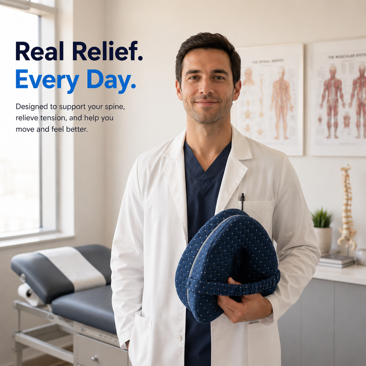 The SpineAlign Knee Pillow